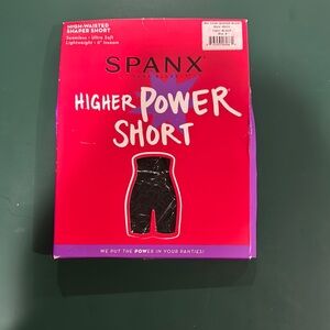 SPANX High-Waisted Shaper Short in Black